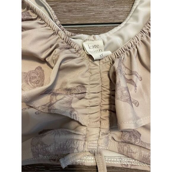 Kate Quinn Bulldog Ruffled Two Piece Swimsuit - Picture 3 of 5